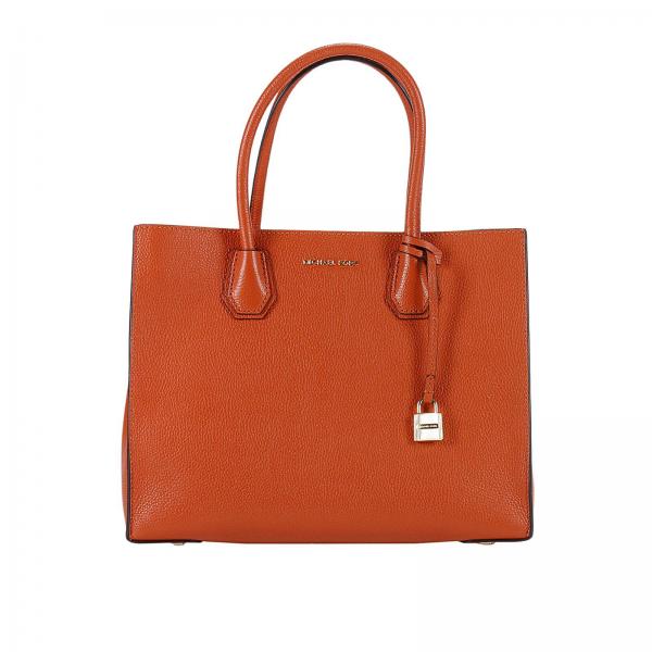 brown and orange mk purse