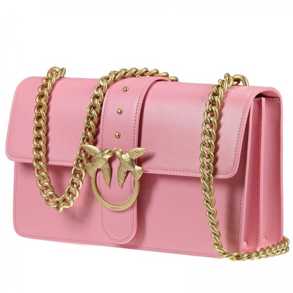 Pinko Outlet: Handbag women - Pink | Clutch Pinko 1P20X3 Y3D5 LOVE ...