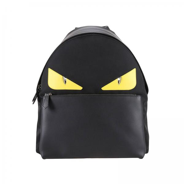 FENDI Sac homme Sac À Dos Fendi Homme Noir Sac À Dos Fendi 7VZ012