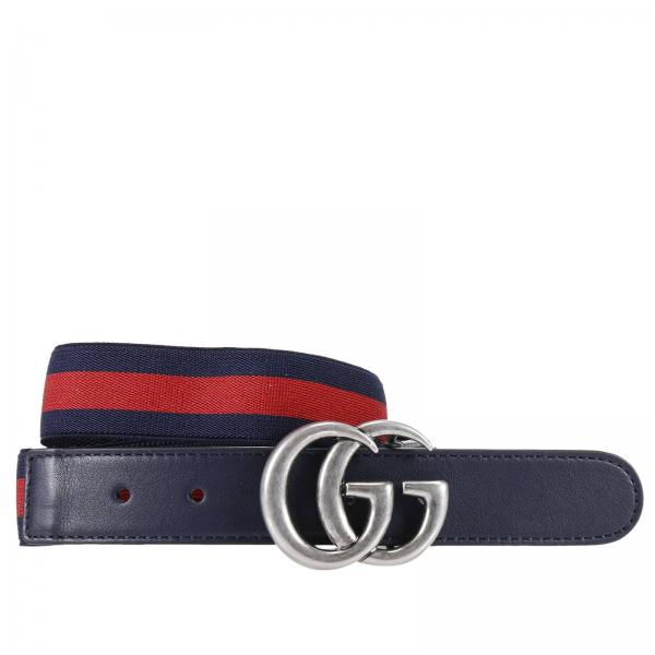 Belt little boy Gucci Blue | Belt Kids Gucci | Belt Gucci 432707 Haenn - Giglio UK