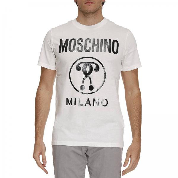 Moschino Outlet: T-shirt men | T-Shirt Moschino Men White | T-Shirt ...