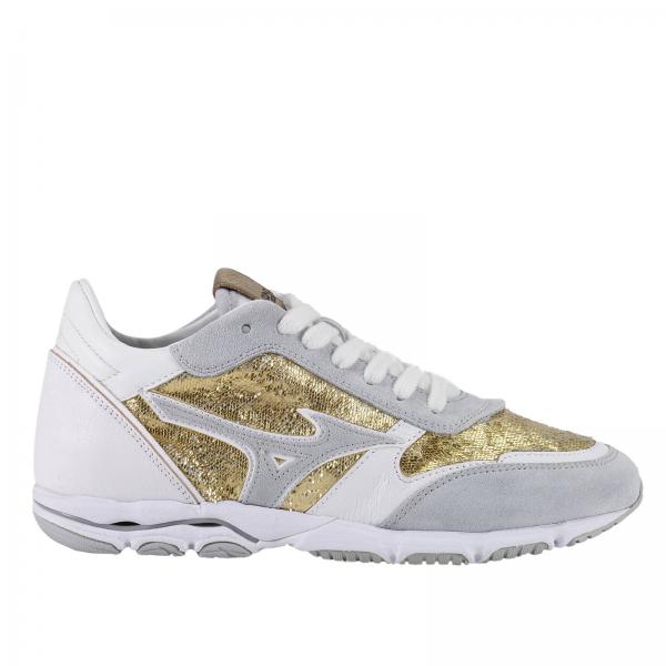 mizuno sneakers womens gold