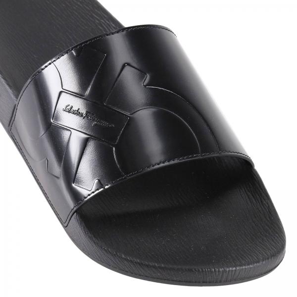 Salvatore Ferragamo Outlet: Shoes men - Black | Sandals Salvatore 