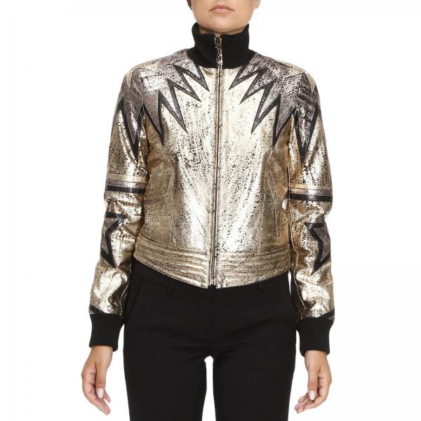 Just Cavalli Women S Gold Jacket Just Cavalli Women S Gold Jacket S02am0209 N08939 Giglio En