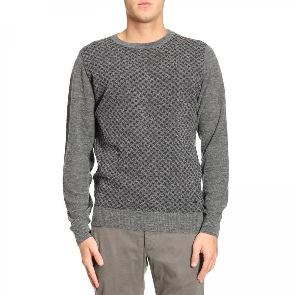 Brooksfield Outlet: Sweater men | Sweater Brooksfield Men Grey ...