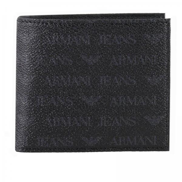 Armani Jeans Outlet: Wallet men | Wallet Armani Jeans Men Black ...