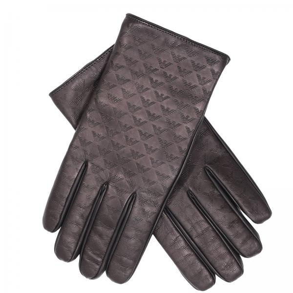 Emporio Armani Outlet: Gloves men | Gloves Emporio Armani Men Black ...