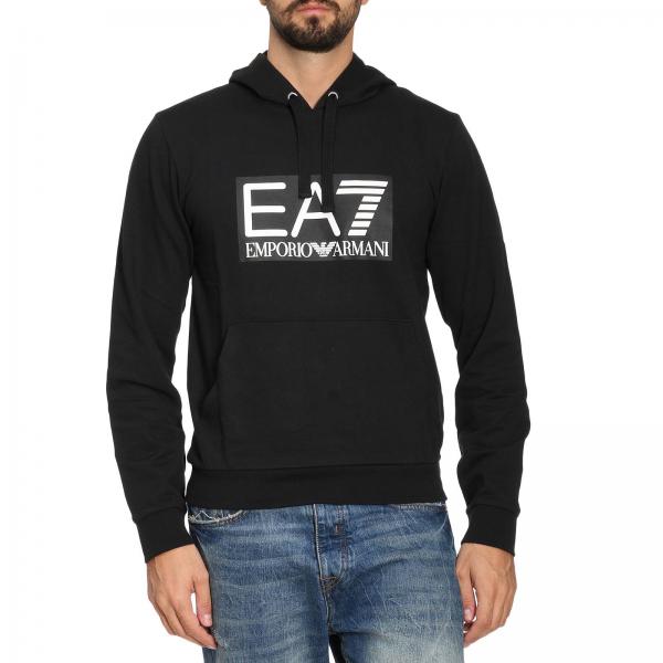 Ea7 Outlet: Sweater men | Sweatshirt Ea7 Men Black | Sweatshirt Ea7 ...