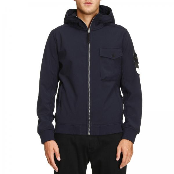 Stone Island Outlet: Jacket men | Jacket Stone Island Men Blue | Jacket ...