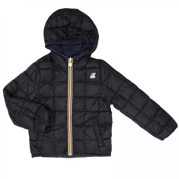 K-Way Outlet: Jacket kids | Jacket K-Way Kids Blue | Jacket K-Way ...