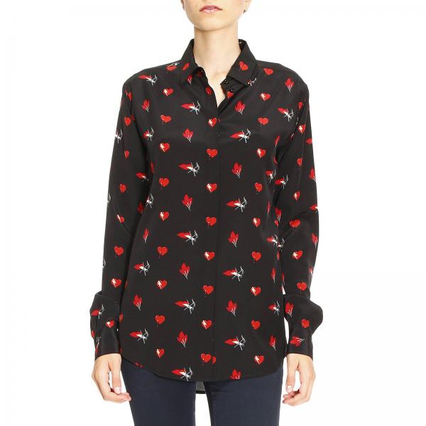 saint laurent lips shirt