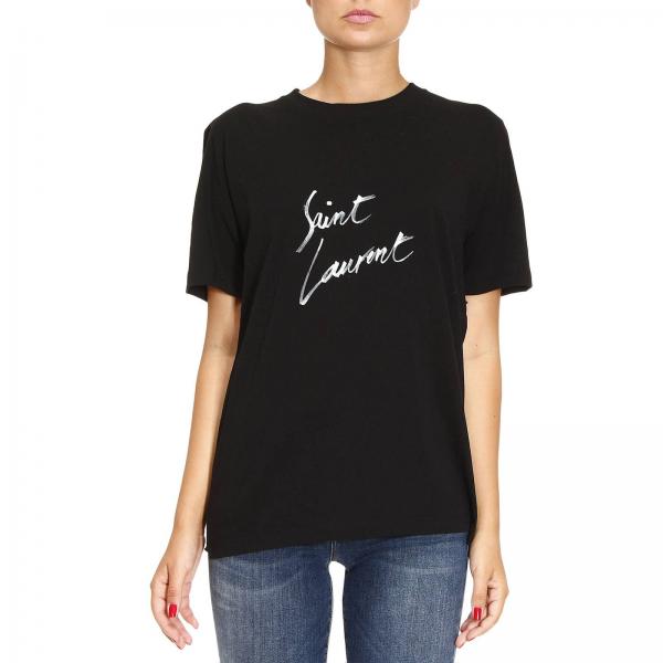 T-shirt women Saint Laurent | T-Shirt Saint Laurent Women Black | T ...