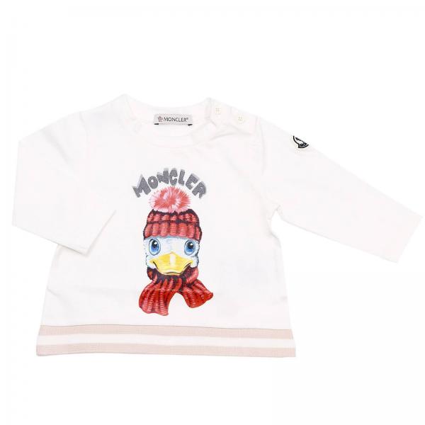 MONCLER Tshirt kids Baby TShirt Moncler Kids White TShirt