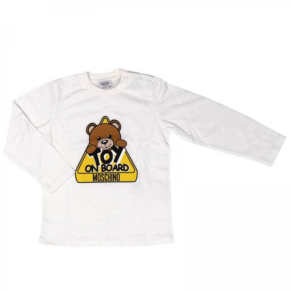 Moschino Baby Outlet: T-shirt kids | T-Shirt Moschino Baby Kids White ...
