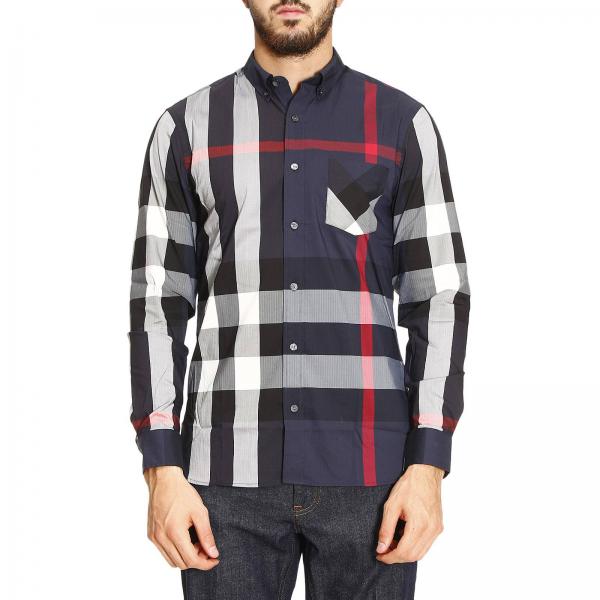 burberry button up shirt mens