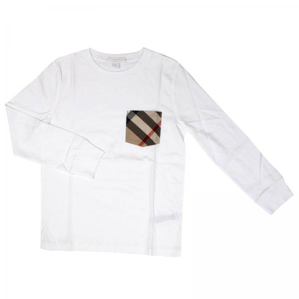 burberry t shirt kids white