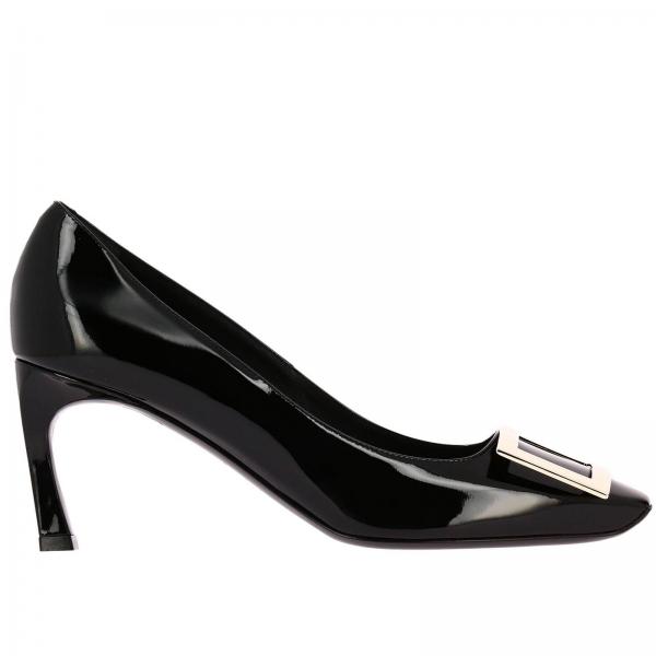 roger vivier black heels