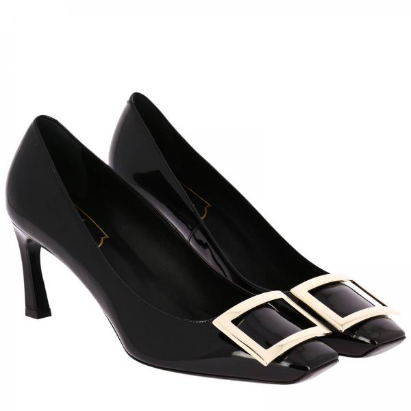 roger vivier black heels