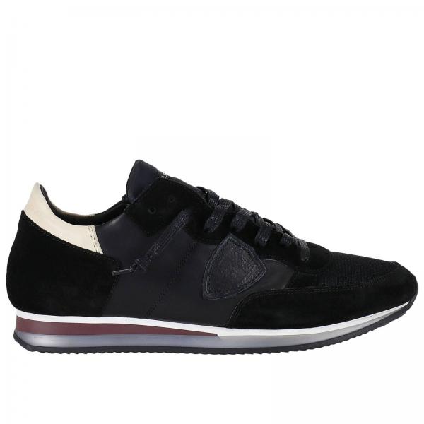 Philippe Model Outlet: Shoes men | Sneakers Philippe Model Men Black ...