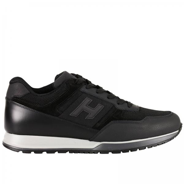 Hogan Outlet: Shoes men - Black | Sneakers Hogan HXM3210Y940 HIR GIGLIO.COM
