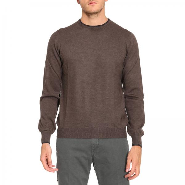 Fay Outlet: sweater for man - Brown | Fay sweater NMMC1352230 FDS