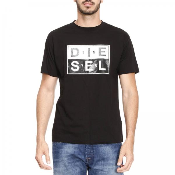 T-shirt men Diesel | T-Shirt Diesel Men Black | T-Shirt Diesel 00S03F ...