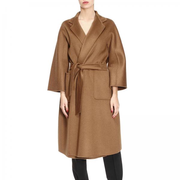 Max Mara Outlet: Coat women | Coat Max Mara Women Leather | Coat Max ...