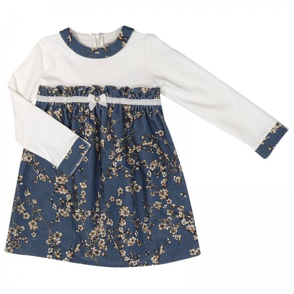 Twinset Outlet Dress kids Twin Set Dress Twinset Kids Yellow Cream