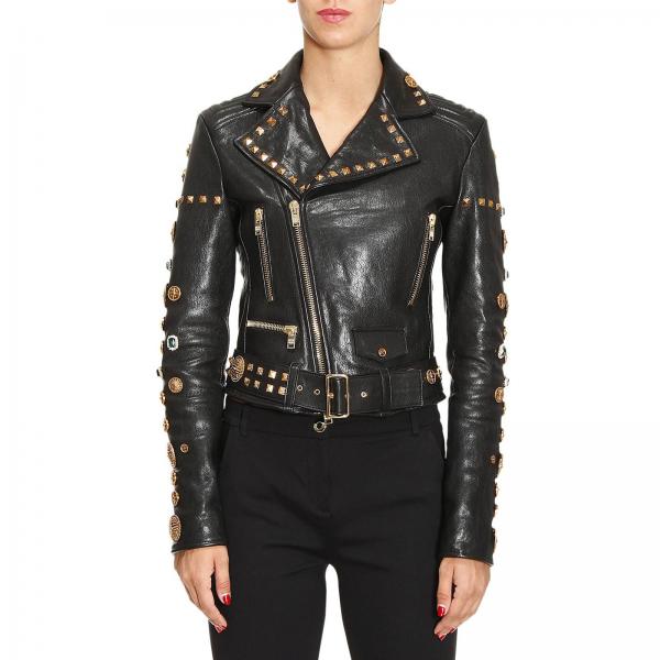 Bully Giacca Borchie Donna Con Borchie Giacca In Pelle Borchie