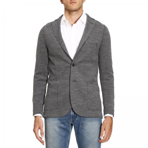 Eleventy Outlet: Blazer men | Blazer Eleventy Men Grey | Blazer ...