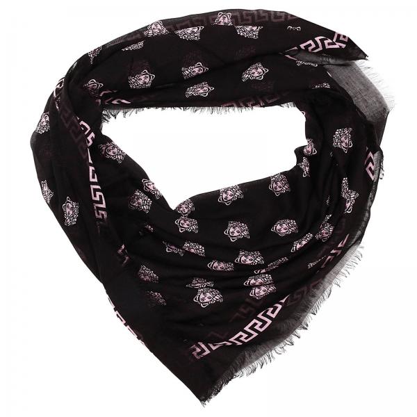 Versace Outlet Neck scarf women Neck Scarf Versace Women Black