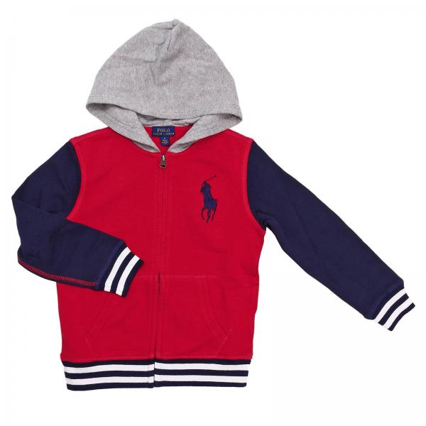 kids polo hoodie