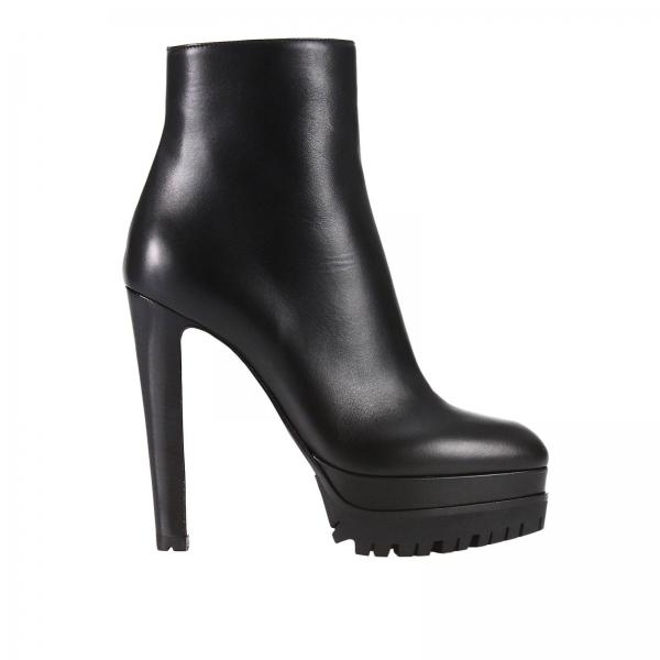 SERGIO ROSSI: Shoes women - Black | Heeled Booties Sergio Rossi A72430 ...
