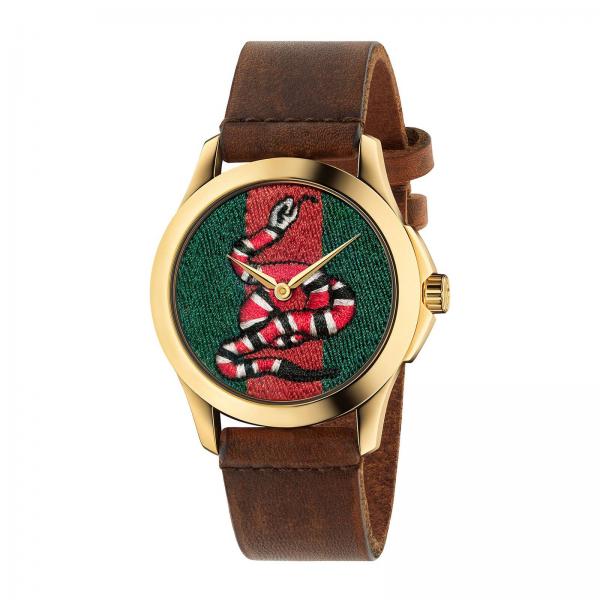 Gucci МУЖСКОЕ: Часы Le Marché des Merveilles с циферблтом 38 мм и изображением Змеи