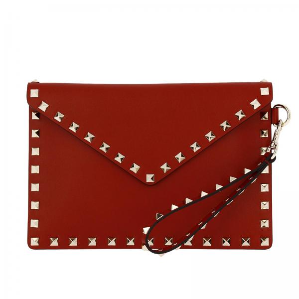 Valentino Garavani Women S Mini Bag Rockstud Spike Valentino Garavani Women S Mini Bag Rockstud Spike Clutch In Genuine Leather With Detachable Wrist Strap Pw2p0p87 Bol