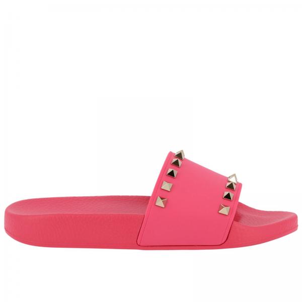 valentino rockstud spike flat
