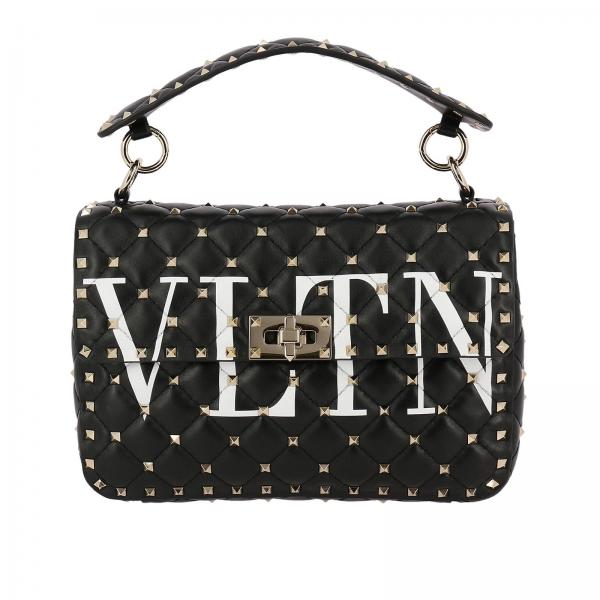 Valentino Garavani Women S Handbag Rockstud Spike Bag In Handbag Women Valentino Garavani Black