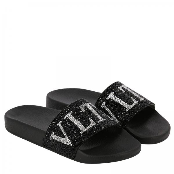 Slipper Crystal Gomma In Con Fascia Rock Logo KTFu1Jc3l
