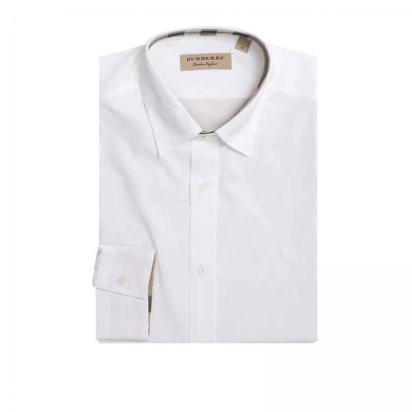 white burberry shirt men