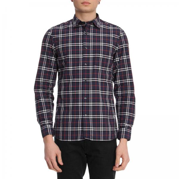 navy burberry shirt