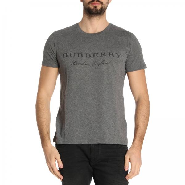 burberry t shirt mens grey