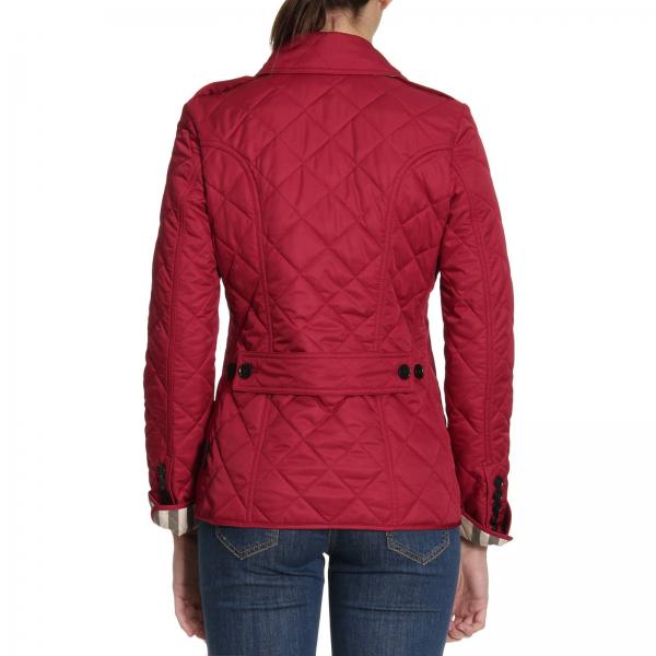 Burberry Outlet: Jacket women | Jacket Burberry Women Red | Jacket ...