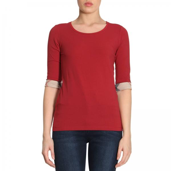 burberry t shirt womens red