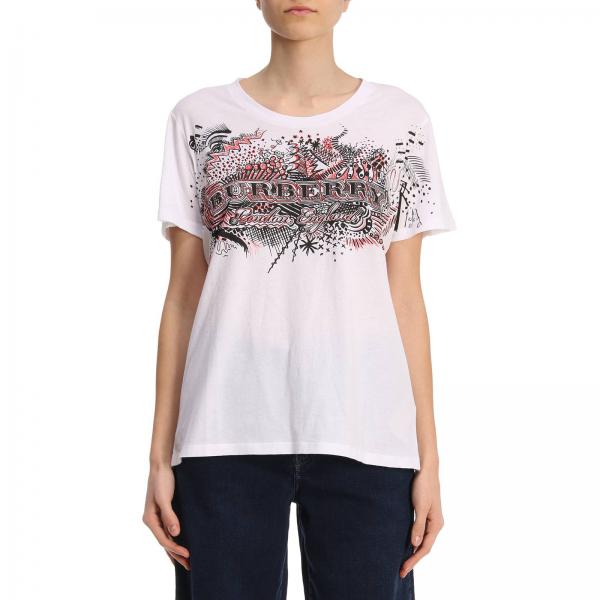 burberry t shirt womens white