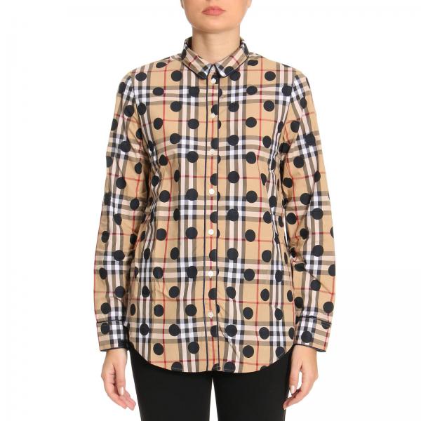 womans burberry shirt