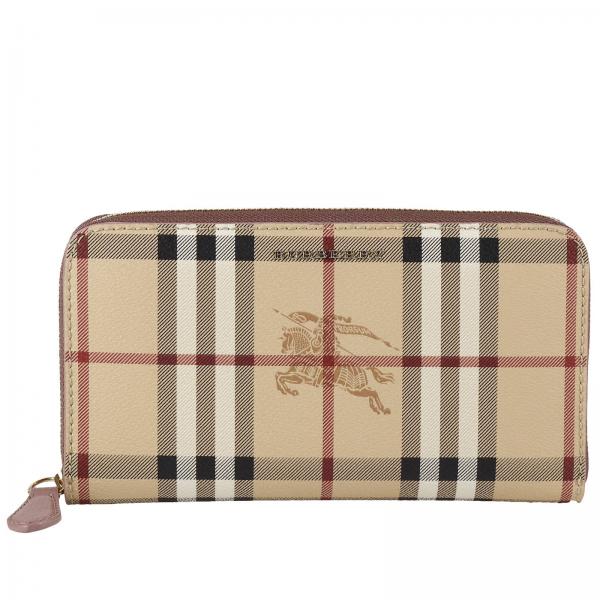 Burberry Outlet: Wallet women - Pink | Wallet Burberry 4060696 GIGLIO.COM