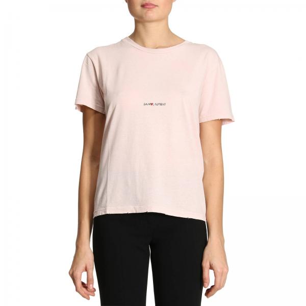 pink saint laurent t shirt