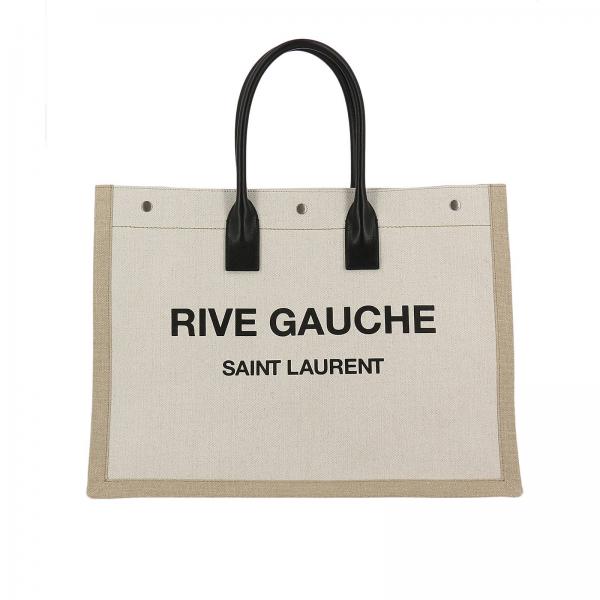 SAINT LAURENT: Shoulder bag women | Handbag Saint Laurent Women Beige ...