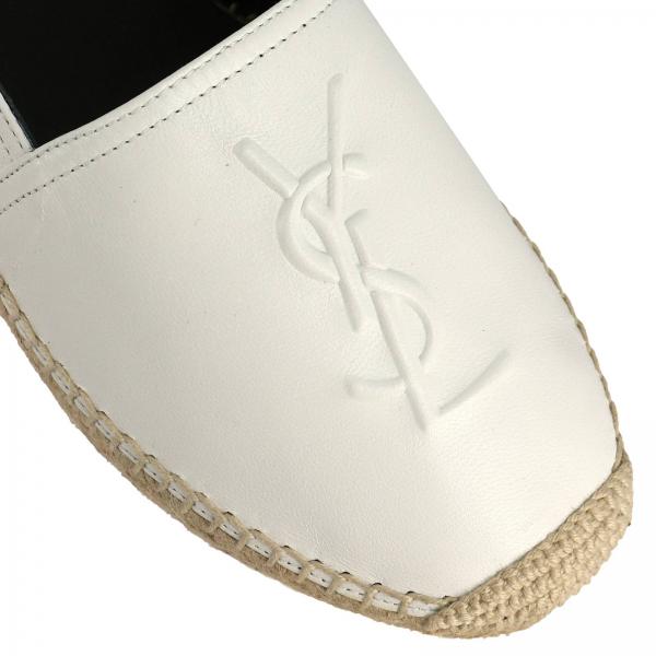 Saint laurent suede raffia-sole espadrilles - marrone. uomo farfetch -  Stileo.it
