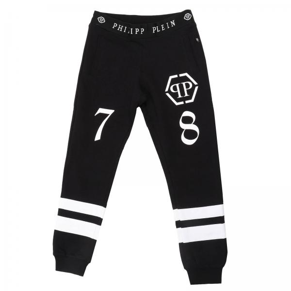 Philipp Plein Outlet: Pants kids | Pants Philipp Plein Kids Black ...